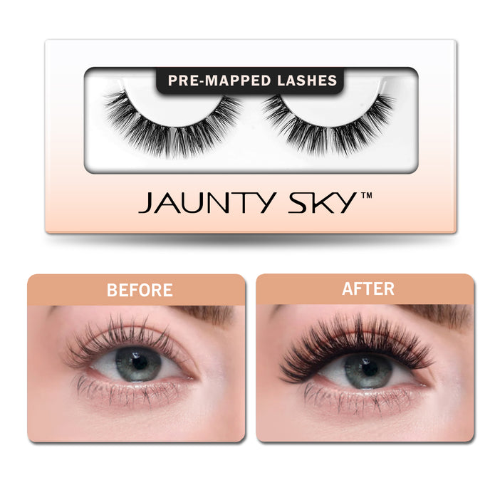 Pre-Mapped Volume Round Eye Lash Clusters