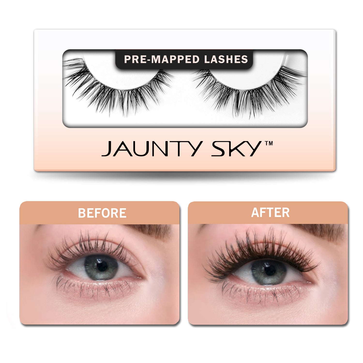Pre-Mapped Fairy Segmented Lash Clusters