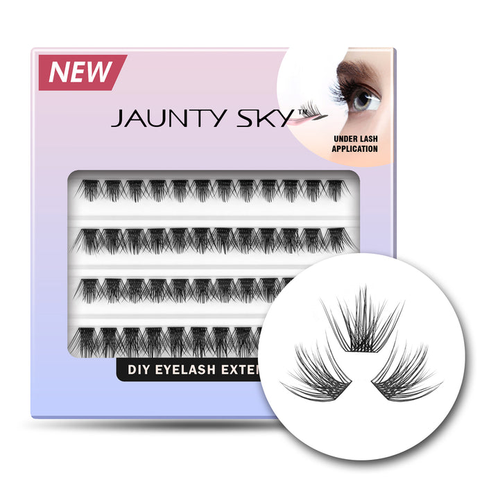 Costom Invisible band Cat Eye Lash Clusters