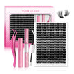 100D-200D Fluffy DIY Cluster Lash Kit
