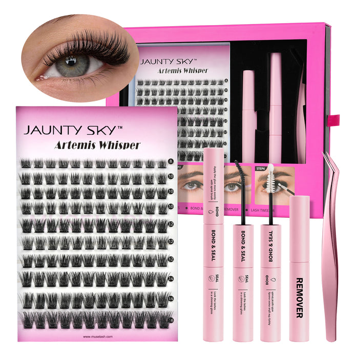 Thick Volum Eyelash Clusters Lash Extension Kit