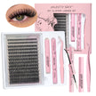 Cat Eye Natural Individual Clusters  Lash Kit
